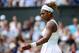 LONDON, ENGLAND - JULY 01: Serena Williams of United States of America looks dejected during her Ladies' Singles fourth round match against Sabine Lisicki of Germany on day seven of the Wimbledon Lawn Tennis Championships at the All England Lawn Tennis and Croquet Club on July 1, 2013 in London, England. (Photo by Mike Hewitt/Getty Images)