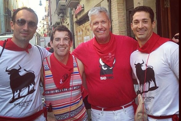 Rex Ryan Ran with the Bulls in Pamplona