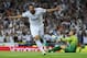 MADRID, SPAIN - AUGUST 29: Gonzalo Higuain of Real Madrid CF celebrates after scoring the opening goal during the Super Cup second leg match betwen Real Madrid and FC Barcelona at Estadio Santiago Bernabeu on August 29, 2012 in Madrid, Spain. (Photo by David Ramos/Getty Images)