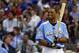 July 9, 2012; Kansas City, MO, USA; American League infielder Robinson Cano (24) of the New York Yankees hits during the 2012 Home Run Derby at Kauffman Stadium. Mandatory Credit: Scott Rovak/USA TODAY Sports via USA TODAY Sports