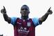 STOKE ON TRENT, ENGLAND - APRIL 06: Christian Benteke of Aston Villa celebrates scoring his team's third goal to make the score 1-3 during the Barclays Premier League match between Stoke City and Aston Villa at the Britannia Stadium on April 6, 2013 in Stoke on Trent, England. (Photo by Chris Brunskill/Getty Images)