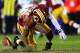 Moments before that fateful moment during the NFC Wild Card Game against the Seattle Seahawks when RG3 tumbled to the ground.