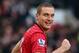 MANCHESTER, ENGLAND - JANUARY 13: Nemanja Vidic of Manchester United celebrates scoring the second goal during the Barclays Premier League match between Manchester United and Liverpool at Old Trafford on January 13, 2013 in Manchester, England. (Photo by Alex Livesey/Getty Images)