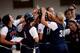 GUADALAJARA, MEXICO - OCTOBER 21: The USA team celebrate with Christine Orgeron during the Women's Softball Group 1 match between Argentina and the USA during the XVI Pan American Games Day Seven on October 21, 2011 in Guadalajara, Mexico. (Photo by Scott Heavey/Getty Images)