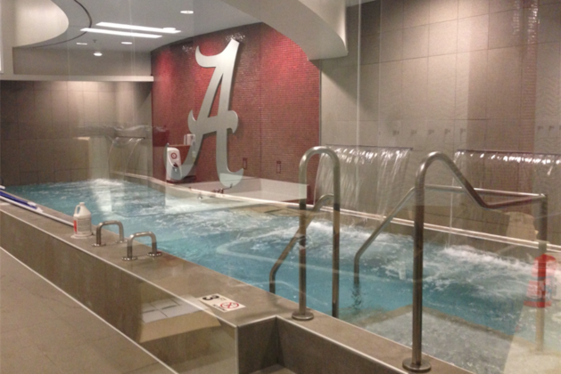 Photo: Alabama's New Locker Room Waterfall Is Awesome