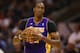 SAN ANTONIO, TX - APRIL 21: Dwight Howard #12 of the Los Angeles Lakers during Game One of the Western Conference Quarterfinals of the 2013 NBA Playoffs at AT&T Center on April 21, 2013 in San Antonio, Texas. NOTE TO USER: User expressly acknowledges and agrees that, by downloading and or using this photograph, User is consenting to the terms and conditions of the Getty Images License Agreement. (Photo by Ronald Martinez/Getty Images)