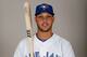 DUNEDIN, FL - FEBRUARY 18: Catcher A.J. Jimenez #6 of the Toronto Blue Jays poses for a photo during photo day at Florida Auto Exchange Stadium on February 18, 2013 in Dunedin, Florida. (Photo by J. Meric/Getty Images)