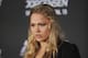 April 13, 2013; Las Vegas, NV, USA; Ronda Rousey poses for photographs following the TUF 17 Finale at the Mandalay Bay Events Center. Mandatory Credit: Gary A. Vasquez-USA TODAY Sports