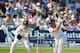 Kevin Pietersen drives on his way to 35 not out