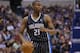 DALLAS, TX - FEBRUARY 20: Moe Harkless #21 of the Orlando Magic at American Airlines Center on February 20, 2013 in Dallas, Texas. NOTE TO USER: User expressly acknowledges and agrees that, by downloading and or using this photograph, User is consenting to the terms and conditions of the Getty Images License Agreement. (Photo by Ronald Martinez/Getty Images)