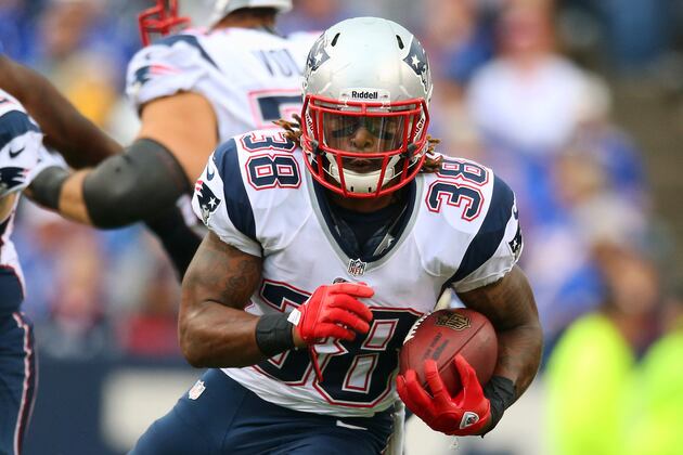 Patriots' Brandon Bolden Recovering from Sprained Ankle