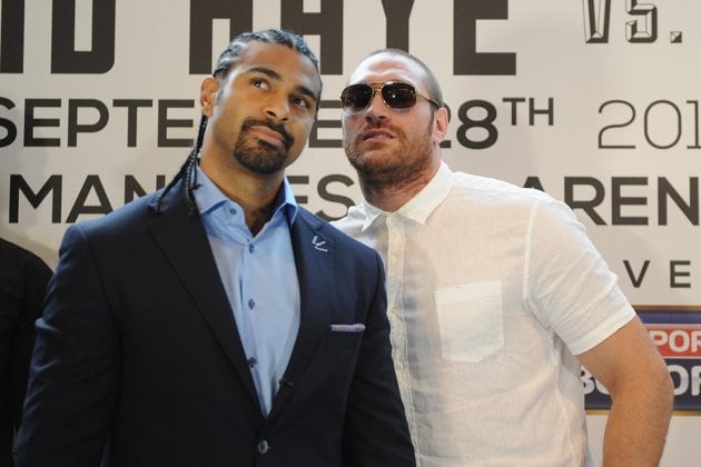 Haye, Fury Trade Verbal Jabs at Presser for Sept. 28 Fight