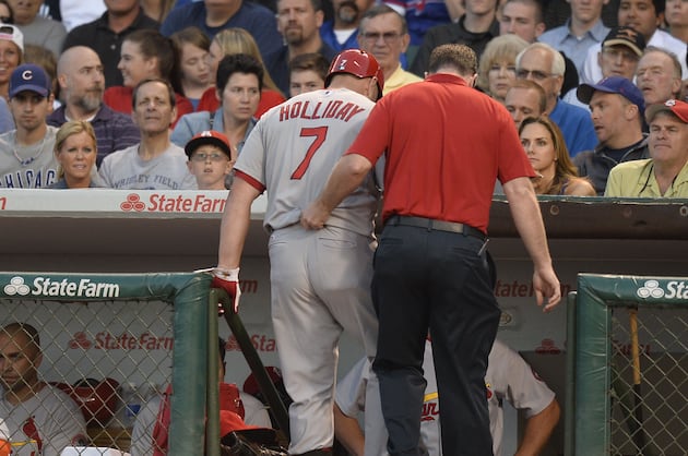 Matt Holliday Leaves Game with Hamstring Tightness