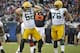 CHICAGO, IL - DECEMBER 16: Clay Matthews #52 of the Green Bay Packers does a dance after sacking Jay Cutler #6 of the Chicago Bears on December 16, 2012 at Soldier Field in Chicago, Illinois. The Green Bay Packers defeated the Chicago Bears 21-13. (Photo by David Banks/Getty Images)