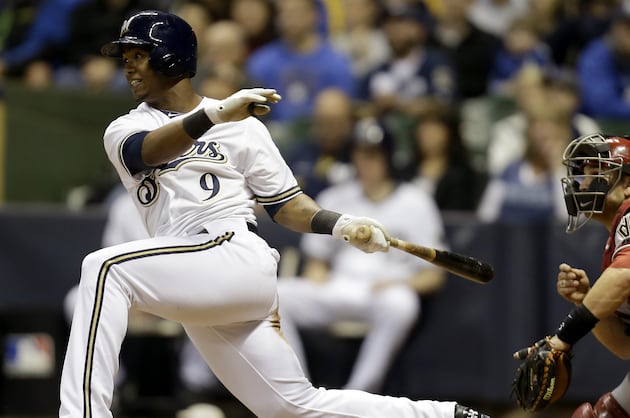 Brewers Recall Khris Davis