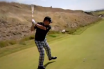 Watch: PGA Golfers Try the 'Happy Gilmore'