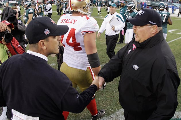 Andy Reid Credits Jim Harbaugh with Alex Smith Development