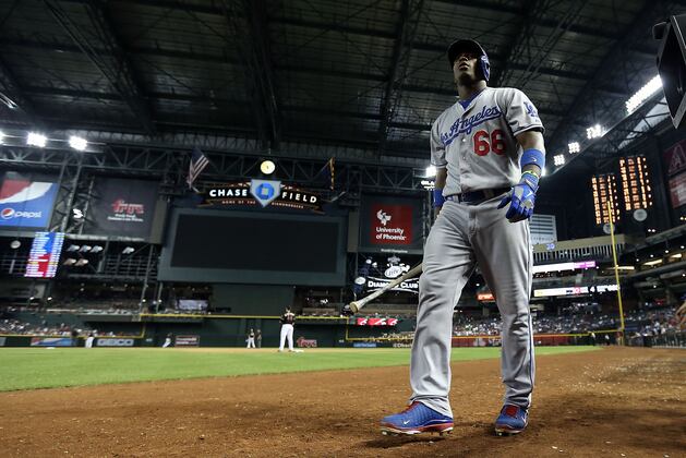 Puig in Lineup vs. Rockies