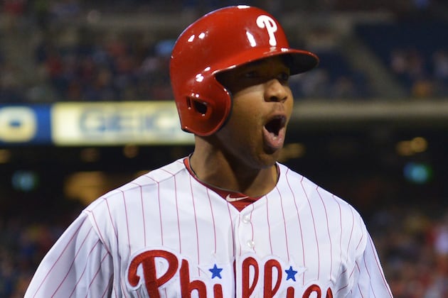 Phillies Place Ben Revere on DL After Suffering Broken Foot