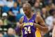 Mar 27, 2013; Minneapolis, MN, USA; Los Angeles Lakers shooting guard Kobe Bryant (24) during the fourth quarter against the Minnesota Timberwolves at Target Center. Lakers won 120-117. Mandatory Credit: Greg Smith-USA TODAY Sports