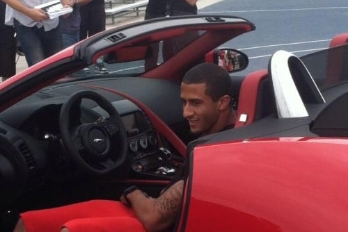 Colin Kaepernick Hits Venice Beach for Jaguar Spot