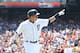 DETROIT, MI - JULY 14: Victor Martinez #41 of the Detroit Tigers celebrates after hitting a solo home run in the fourth inning of the game against the Texas Rangers at Comerica Park on July 14, 2013 in Detroit, Michigan. (Photo by Leon Halip/Getty Images)