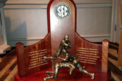 Photo: SEC Unveils New Football Championship Trophy