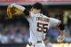 SAN DIEGO, CA - JULY 13: Tim Lincecum #55 of the San Francisco Giants pitches during the first inning of a baseball game against the San Diego Padres sat Petco Park on July 13, 2013 in San Diego, California. (Photo by Denis Poroy/Getty Images)
