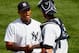 NEW YORK, NY - JULY 06: Mariano Rivera #42 and Chris Stewart #19 of the New York Yankees celebrate after defeating the Baltimore Orioles at Yankee Stadium on July 6, 2013 in the Bronx borough of New York City. (Photo by Jim McIsaac/Getty Images)