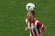 MADRID, SPAIN - JULY 15: David Villa in action during his presentation as a new Atletico de Madrid player at Estadio Vicente Calderon on July 15, 2013 in Madrid, Spain. (Photo by Gonzalo Arroyo Moreno/Getty Images)