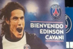 PSG Unveils Transfer Image of Cavani