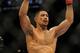 Jul 6, 2013; Las Vegas, NV, USA; Mark Munoz wins his Middleweight Bout at the MGM Grand Garden Arena. Mandatory Credit: Jayne Kamin-Oncea-USA TODAY Sports