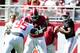 TUSCALOOSA, AL - APRIL 20: Blake Sims #6 of the Crimson team drops back to pass during the Alabama A-Day spring game at Bryant-Denny Stadium on April 20, 2013 in Tuscaloosa, Alabama. (Photo by Stacy Revere/Getty Images)