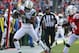 Oct 21, 2012; Foxboro, MA, USA; New York Jets player Jeremy Kerley (11) makes a catch in front of New England Patriots player Kyle Arrington (24) in the first half at Gillette Stadium. Mandatory Credit: Tim Farrell/THE STAR-LEDGER via USA TODAY Sports