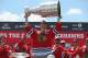 CHICAGO, IL - JUNE 28: Jonathan Toews #19 of the Chicago Blackhawks holds the Stanley Cup Trophy during the Blackhawks Victory Parade and Rally on June 28, 2013 in Chicago, Illinois. (Photo by Jonathan Daniel/Getty Images)