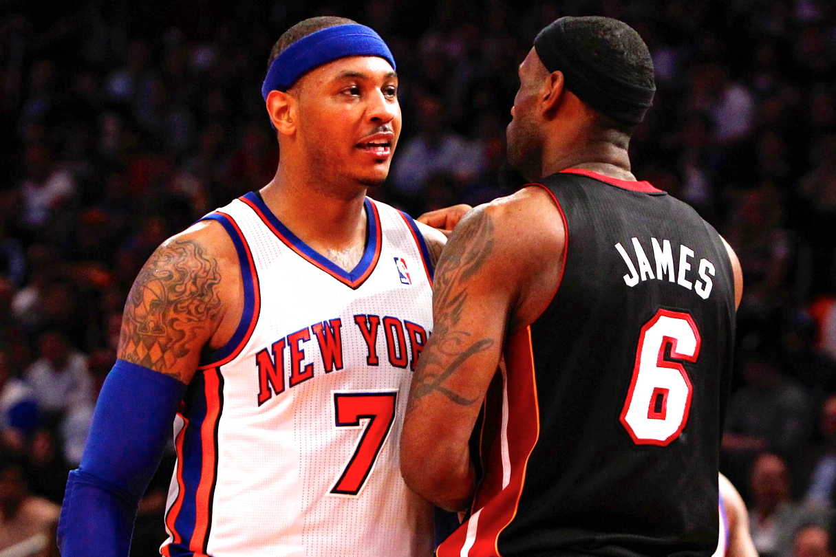 Carmelo Anthony, Not LeBron James, Is Likely for Lakers' Post-Kobe Bryant Era ...1215 x 810