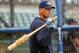 Jul 2, 2013; Charleston, SC, USA; New York Yankees third baseman Alex Rodriguez, as part of the Charleston RiverDogs, prepares to take batting practice before a rehab game against the Rome Braves at Joseph P. Riley, Jr. Park. Mandatory Credit: Jeff Blake-USA TODAY Sports
