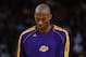 March 25, 2013; Oakland, CA, USA; Los Angeles Lakers shooting guard Kobe Bryant (24) warms up before the game against the Golden State Warriors at Oracle Arena. The Warriors defeated the Lakers 109-103. Mandatory Credit: Kyle Terada-USA TODAY Sports