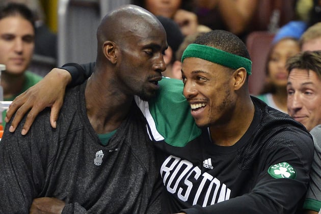 Old Friends Garnett and Pierce Try to Bring Brooklyn a Title Together