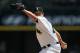 CHICAGO, IL - APRIL 20: Starting pitcher Jake Peavy #44 of the Chicago White Sox delivers the ball against the Minnesota Twins at U.S. Cellular Field on April 20, 2013 in Chicago, Illinois. (Photo by Jonathan Daniel/Getty Images)