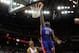 OAKLAND, CA - NOVEMBER 13: Jason Maxiell #54 of the Detroit Pistons goes to the basket over Brandan Wright #32 of the Golden State Warriors during the game on November 13, 2008 at Oracle Arena in Oakland, California. The Piston won 107-102. NOTE TO USER: User expressly acknowledges and agrees that, by downloading and or using this photograph, User is consenting to the terms and conditions of the Getty Images License Agreement. (Photo by Jed Jacobsohn/Getty Images)