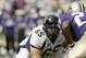 SEATTLE - SEPTEMBER 10: Offensive lineman Aaron Merz #65 of the University of California Golden Bears waits for the snap during the game against the University of Washington Huskies on September 10, 2005 at Husky Stadium in Seattle Washington. The Golden Bears won 56-17. (Photo by Otto Greule Jr/Getty Images)