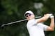 Aug. 4, 2012; Akron, OH, USA; Zach Johnson tees off the 14th hole during the third round of the WGC-Bridgestone Invitational at Firestone Country Club. Mandatory Credit: Debby Wong-USA TODAY Sports