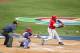 SAN JUAN - MARCH 8: Osmany Urrutia #46 of Cuba swings at the pitch during the game against Panama at the World Baseball Classic at Hiram Bithorn Stadium on March 8, 2006 in San Juan, Puerto Rico. (Photo by Al Bello/Getty Images)