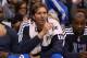 Apr 17, 2013; Dallas, TX, USA; Dallas Mavericks forward Dirk Nowitzki (41) on the bench during the game against the New Orleans Hornets at American Airlines Center. Mandatory Credit: Matthew Emmons-USA TODAY Sports