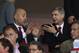 LONDON, ENGLAND - SEPTEMBER 28: Arsene Wenger manager of Arsenal (R) and Ivan Gazidis, CEO of Arsenal (L) in discussion as they sit in the stands prior to the UEFA Champions League Group F match between Arsenal and Olympiacos at the Emirates Stadium on September 28, 2011 in London, England. (Photo by Clive Rose/Getty Images)