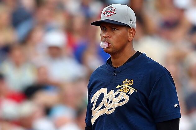 Alex Rodriguez Hits His Second Rehab Home Run