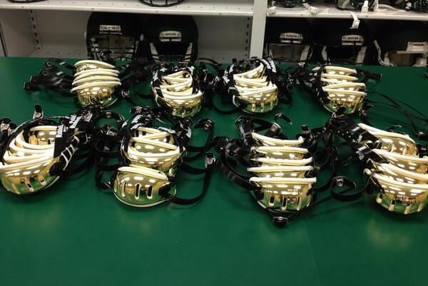 Photo: Baylor Unveils Gold Chrome Chin Straps