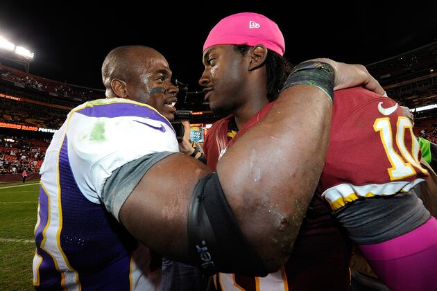 Report: RGIII Could Follow Similar Training Camp Schedule to Adrian Peterson