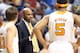 Cuonzo Martin Huddles With His Team During a Timeout at the SEC Men's Basketball Tournament in Nashville This Past Spring